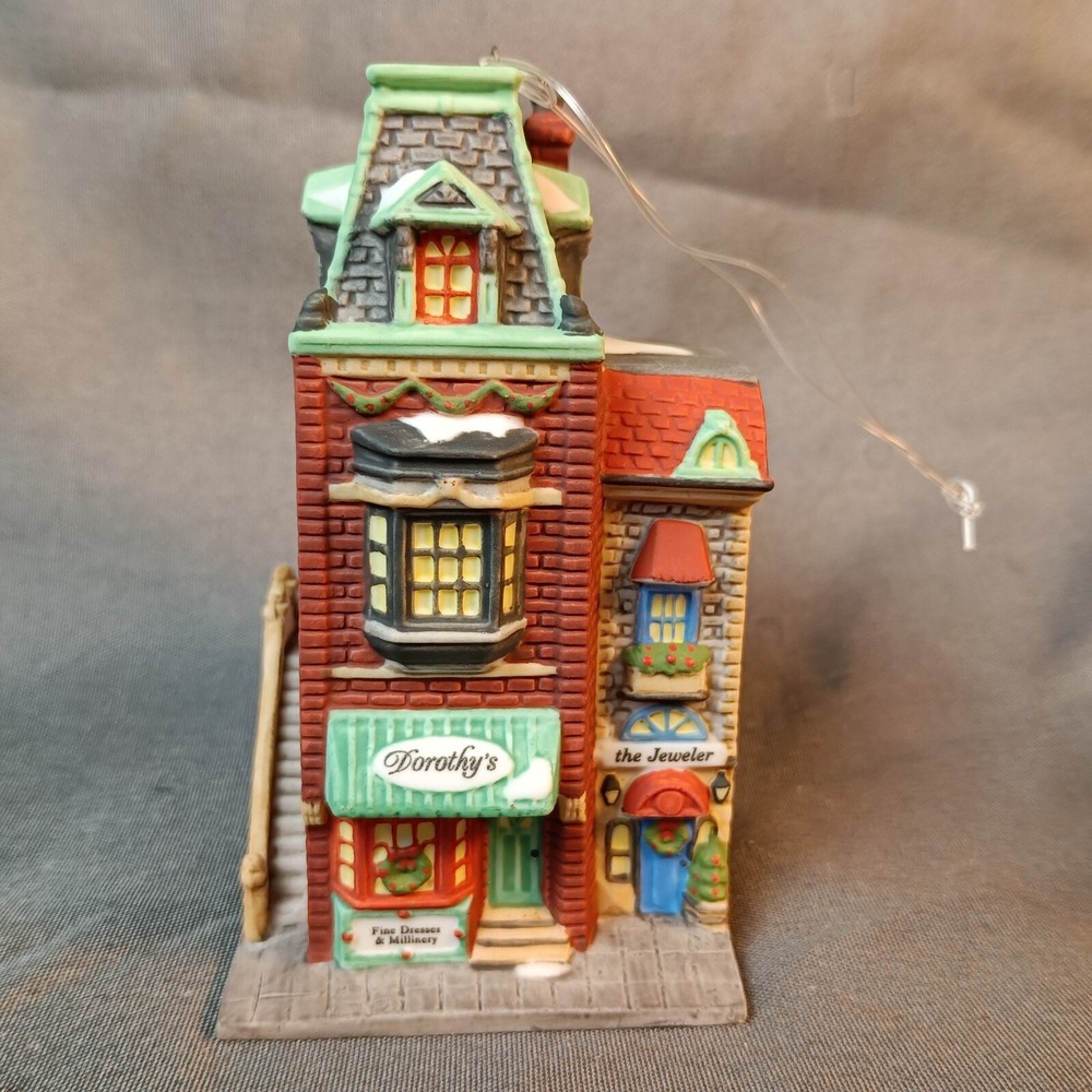 Dept 56 Dorothys Dress Shop Christmas In The City Village Ornament